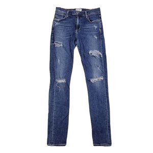 AGOLDE Women's 29 Denim Jeans Sophie High Rise Skinny Kansas City "A Gold E"